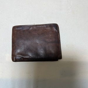 brown leather wallet